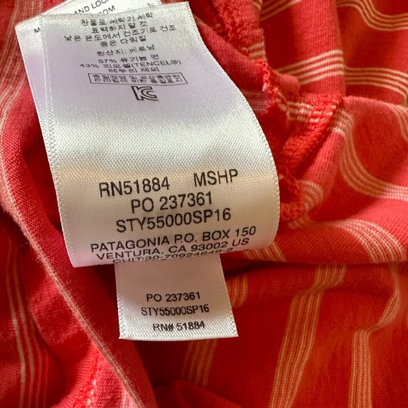 Patagonia Pink Stripe Organic Cotton Tank Top - Picture 12 of 16